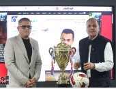 عبد الفتاح عبد المنعم أثناء إجراء قرعة دورة اليوم السابع الرمضانية 