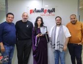 تكريم رنا خطاب في اليوم السابع