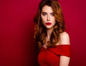 مكياج للفستان الأحمر