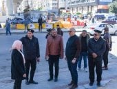 محافظ الإسكندرية فى جولة لإعادة الانضباط بالشارع 