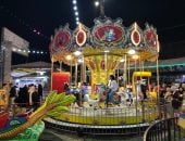 الملاهي الشعبية بالمحلة في آخر أيام إجازة عيد الفطر