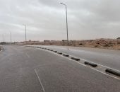 أمطار تواصل هطولها على مطروح 