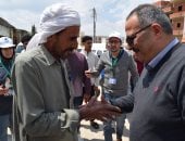 رئيس مياه القناة يتفقد محطة رفع صرف صحي العبور بالقنطرة شرق