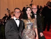 ستيفانو غابانا وكاتي بيري وشريكه التجاري دومينيكو دولتشي