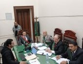 هيئة المحكمة برئاسة المستشار حسن الباهي