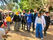 رئيس الخدمات البيطرية يتفقد حديقة حيوان الشرقية خلال احتفالات شم النسيم