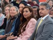 الشيخة بدور بنت سلطان القاسمي على هامش معرض بولونيا لكتاب الطفل