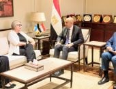 وزير التربية والتعليم والتعليم الفني خلال اللقاء