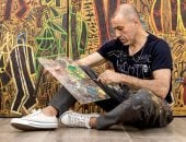 الفنان التشكيلى وليد نايف