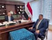 المهندس نشأت زنفل مع السفير تامر المليجي