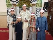 الشيخ إبراهيم سالم مدير إدارة أوقاف بلبيس مع مواهب الإدارة