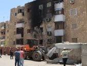 لجنة هندسية متخصصة تعاين عقارًا بحي ثالث الإسماعيلية 