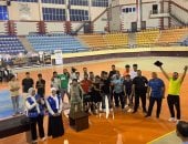 أثناء تكريم الفريق الفائز  فى بطولة الجمهورية لرياضة "الجيت كوني دو"