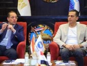 وزير المالية.. فى لقاء بحزب مستقبل وطن