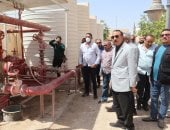 محافظ سوهاج يتفقد مصنع تدوير المخلفات الصلبة