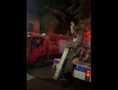 السيطرة على حريق بشارع نوال بمنطقة الدقي