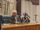  الدكتور زاهي حواس خلال ندوة  بنقابة الصحفيين 