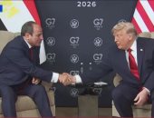 الرئيس السيسي ونظيره الأمريكي