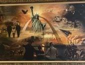 لوحة نشرها الرئيس دونالد ترامب