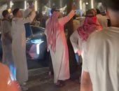 السعوديون يشاركون مصر فرحة الفوز