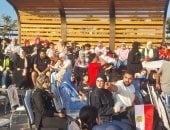 جماهير دمياط تتوافد خلف الشاشات لدعم المنتخب الوطني