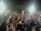 فرحة جنونية فى أسوان بالهدف الثانى للمنتخب المصرى ضد الأرجنتين