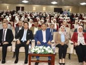 جامعة بنها يشهدان احتفالية الجامعة بذكرى ثورة 30 يونيو