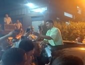حضور شعبي كبير بالمزمار لاستقبال محمود صابر لاعب المنتخب بكفر الشيخ