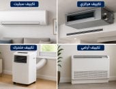 أنواع التكييفات المناسبة للمنزل حسب المساحة