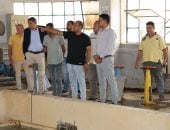 أثناء تفقد المحطة