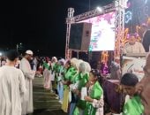 احتفال بالمولد النبوي في قرية سلوا بأسوان