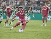 كيليان مبابى خلال مباراة ريال بتيس ضد الريال