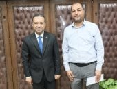 محافظ المنوفية والزميل محمد فتحى