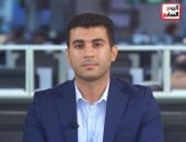 الزميل محمود طولان خلال التغطية 