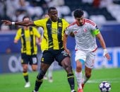بغداد بونجاح لاعب الشمال في مباراة اتحاد جدة
