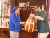 الفنان علي الحجار والدكتورة نبيلة حسن