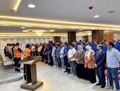 الوقوف دقيقة حداد على روح المسعفين المتوفين أثناء تأدية عملهما بكفر الشيخ