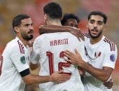 احتفال منتخب قطر