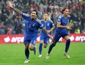 ساندرو تونالي من مباراة تركيا ضد إيطاليا