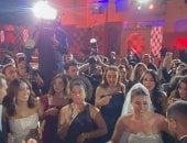 مصطفى غريب ودنيا سامي يشاركان ديانا هشام 