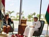 المهندسة راندة المنشاوي وزيرة الإسكان وجانب من اللقاء 