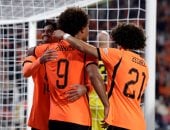 احتفال منتخب هولندا