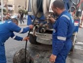  أعمال تطهير شبكات الصرف