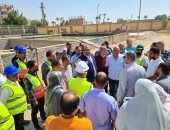 رئيس مياه سوهاج يتفقد أعمال توسعات محطة غرب السطحية