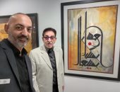 جانب من أعمال الفنان عثمان حامد