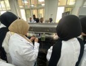جامعة بني سويف الأهلية تواصل التدريبات العملية 