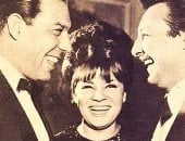 رشدي أباظة و فريد شوقي مع نادية لطفي