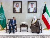 جانب من زيارة الأمين العام للجامعة العربية إلى دولة الكويت
