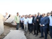 وزير الآثار ومحافظ الغربية يتفقدان معبد بهبيت الحجارة