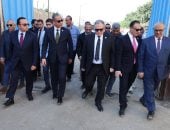 محافظ الجيزة يتسلم ساحة التحفظ على المركبات بالدقى